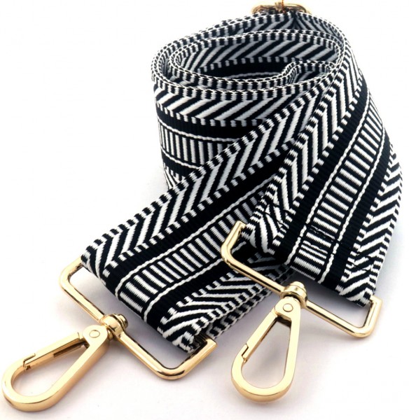 H-D15.2 BSJ003-006-Black Bag Strap 5cm