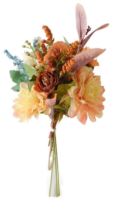 R-F2.1 DE2484-037 Silk Flower Bouquet 35cm