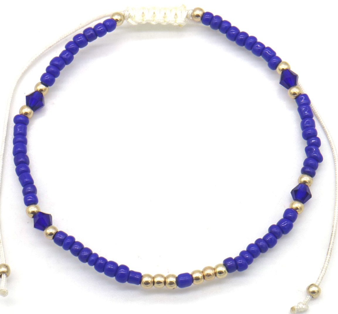D-E22.3 ANK830-053-2 Anklet Glassbeads