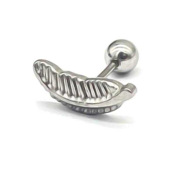 D-F17.2 E620-011S S. Steel 316L Ear Piercing 12mm D-F17.2 E620-011S S. Steel 316L Ear Piercing 12mm