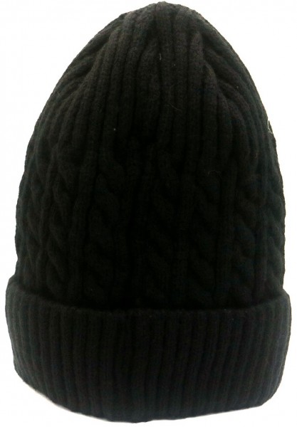 Q-L2.1  HAT701-003 Thick Beanie Black