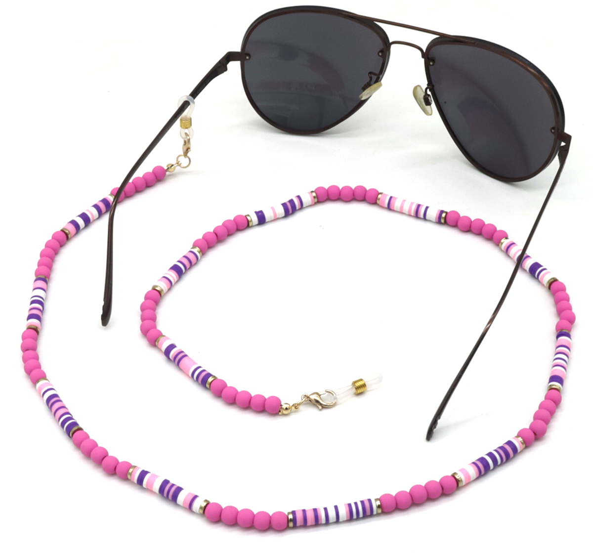 H-C24.2 GL1660-022 Sunglass Chain Purple