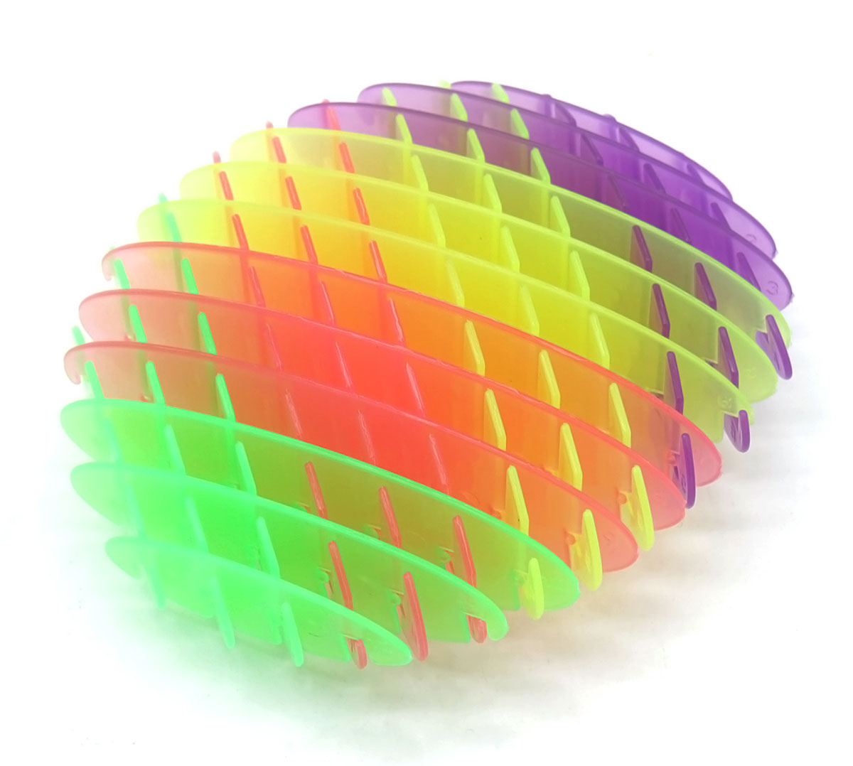 Q-A8.2  TOY003-001 Fidget Worm Morf - Rainbow - 24cm Glow in the Dark