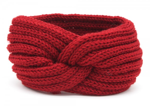 T-P2.1 H401-001K Knitted Headband Red
