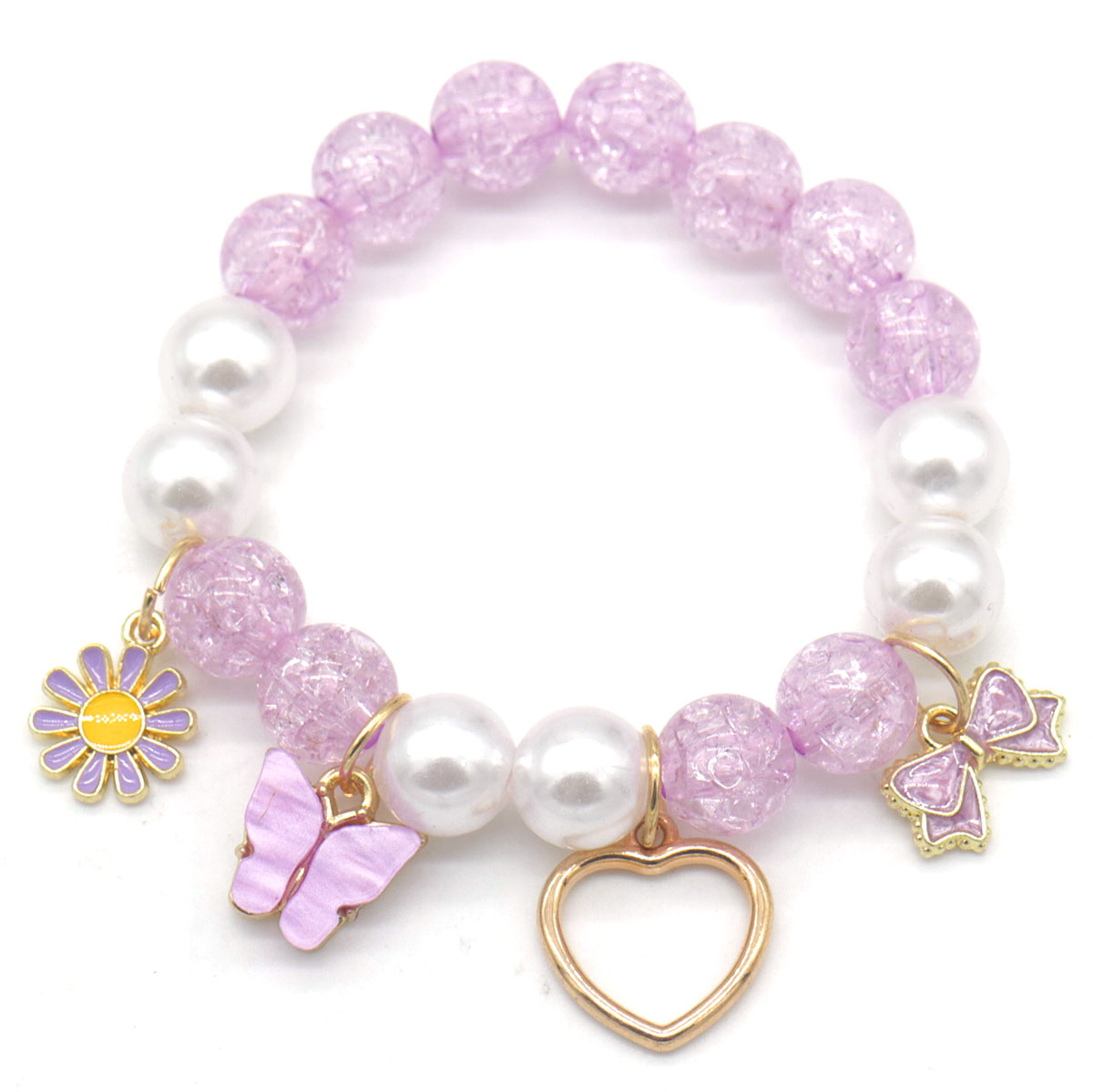 E-D17.1 B2375-046-3 Bracelet for Kids Purple
