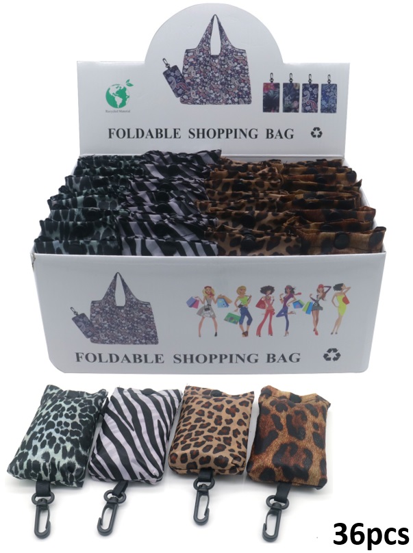 Q-H3.2 BAG916-002 Foldable Shopping Bag 40x40cm Keychain - 36pcs
