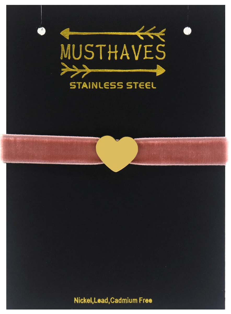 D-C17.3 B221-324 No. 6 S. Steel Bracelet Velvet Pink