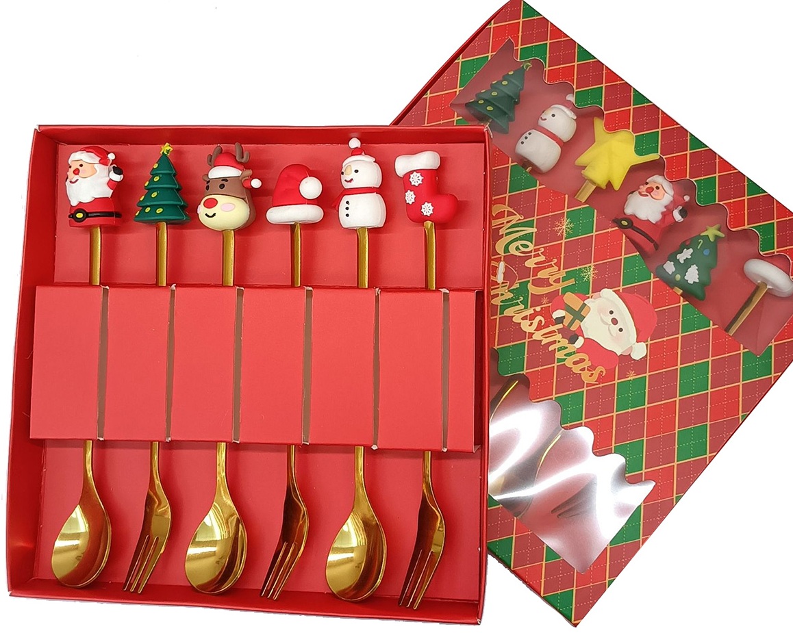 R-G7.2 DC1052-008-3 Gift Set Cutlery 6pcs - Christmas