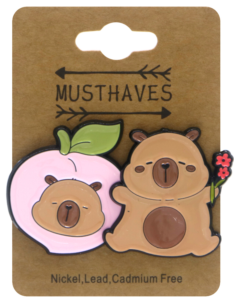 C-E4.1  PIN2557-015-2 Set of Pins Capybara