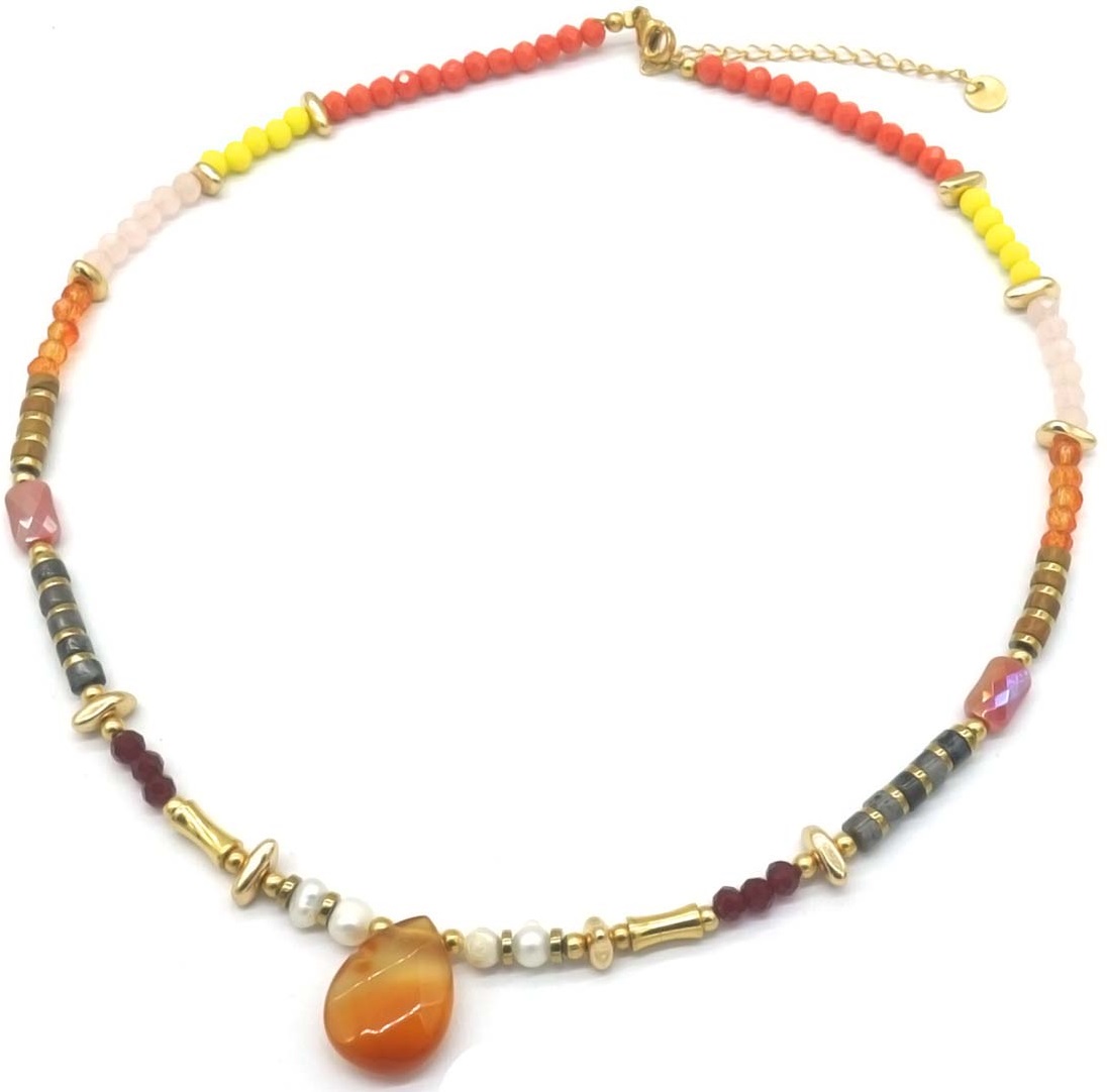I-B18.1 N221-361 No. 1 S. Steel Necklace 40-46cm