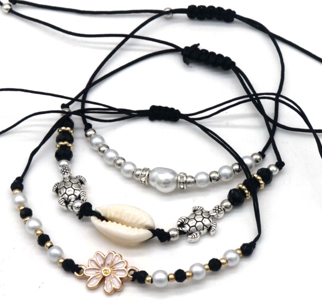 A-C25.2 B830-022-1 Bracelet Set 3pcs Black