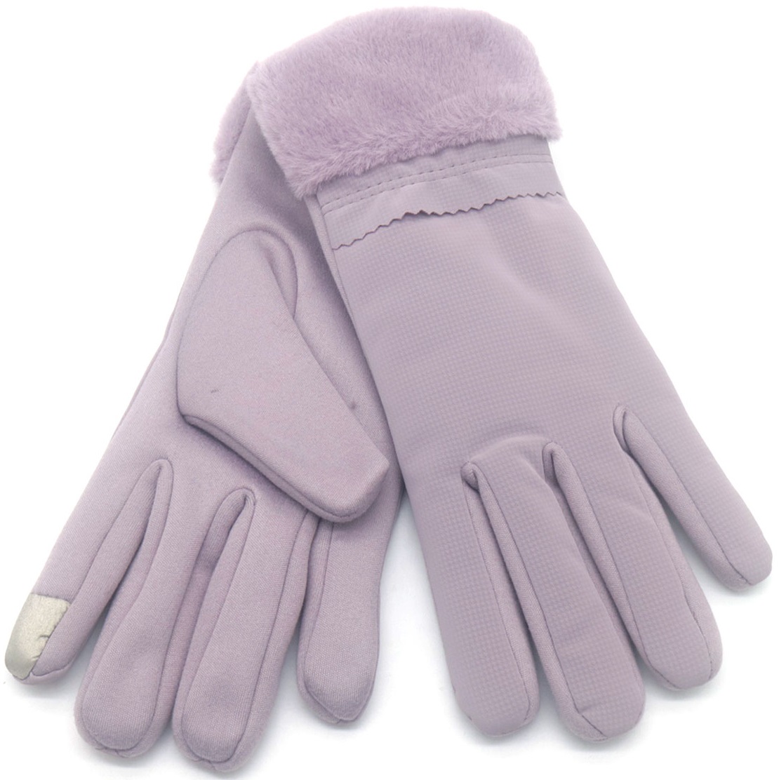 J-E10.2 GLOVE703-031-4 Thick Winter Gloves Purple