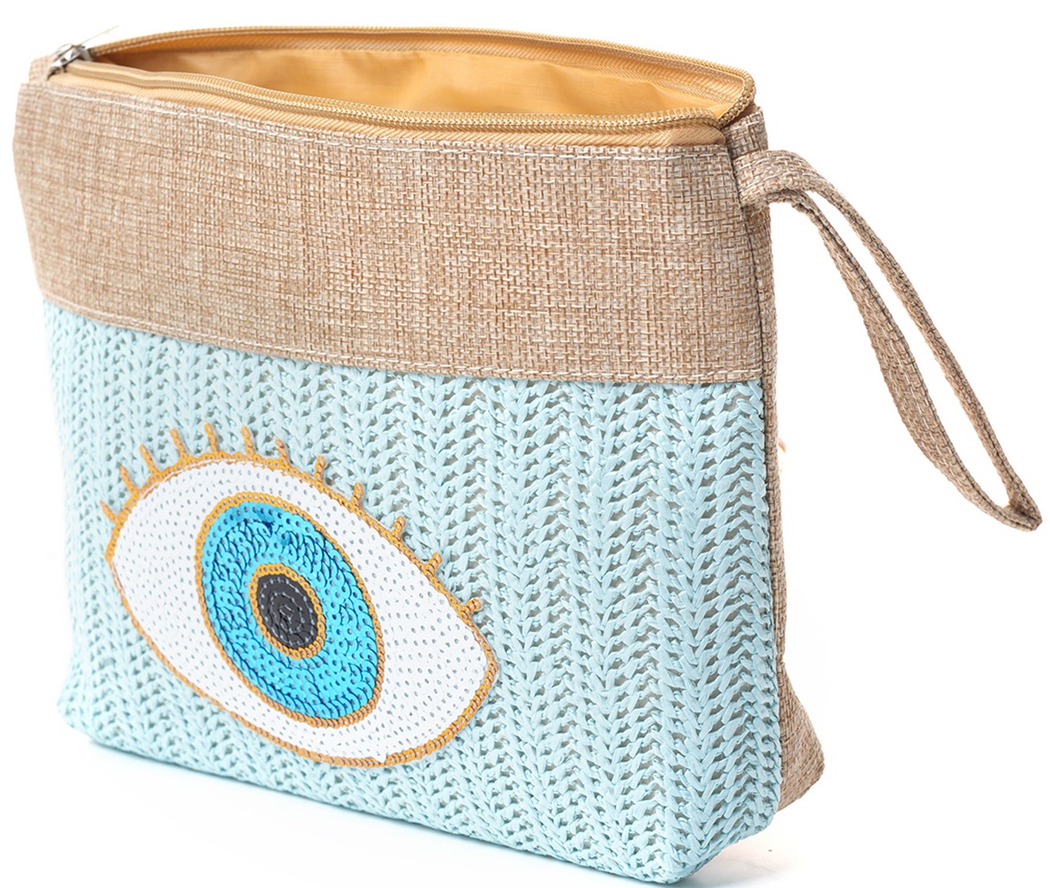 X-B2.1 BAG907-004-1 Make Up Bag Sequins 28x13x8cm