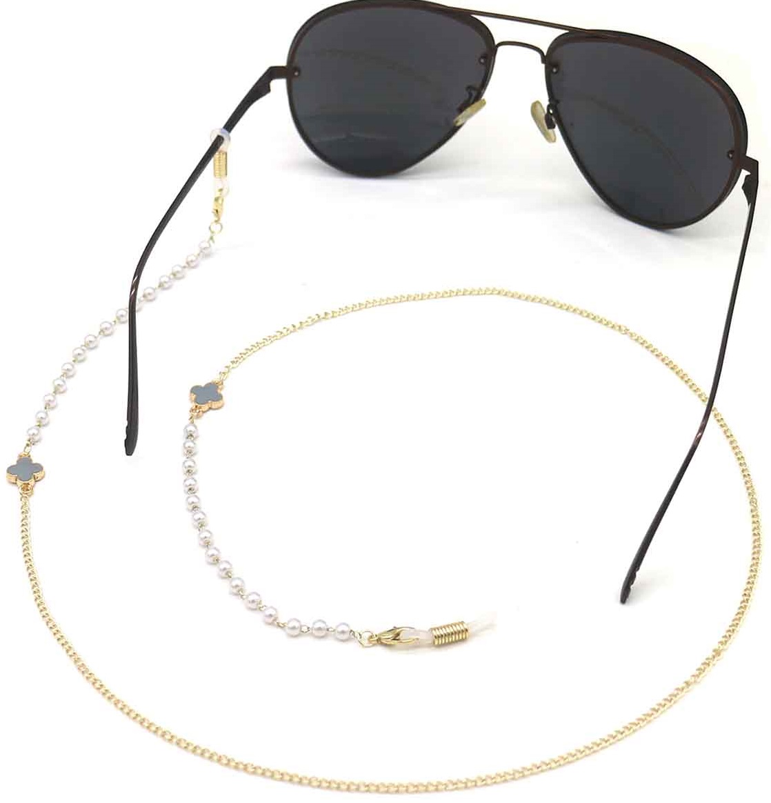 A-D14.2  GL004-054-6 Sunglass Chain Grey