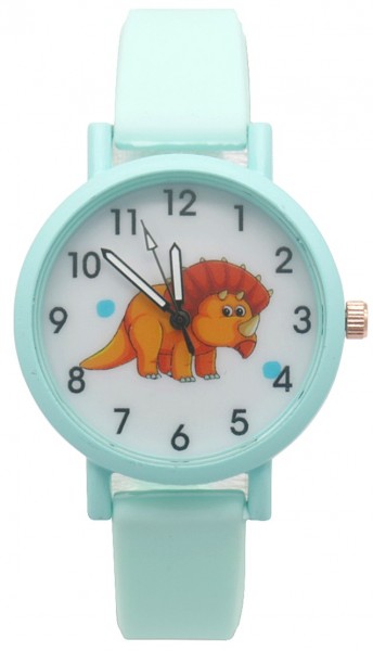 A-C6.1  W002-005 Kids Watch Dino 33mm Green