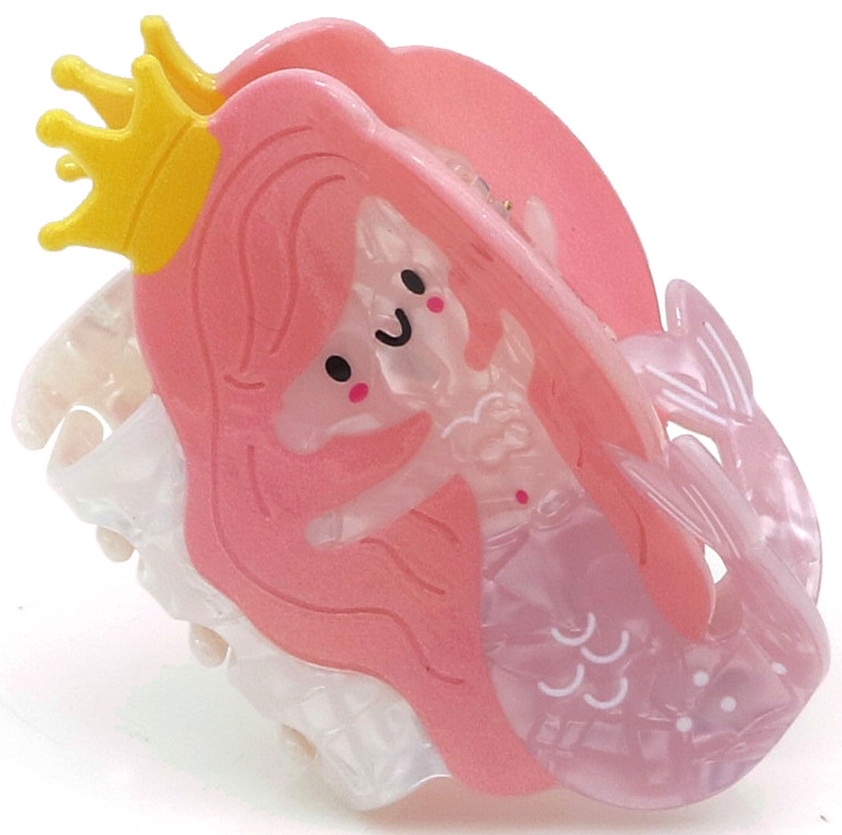S-E8.3  H1126-011-2 Hair Claw 8cm Mermaid