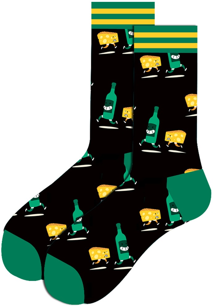 S-E4.2 SOCK2438-041 Pair of Socks Size 38-45 Wine-Cheese