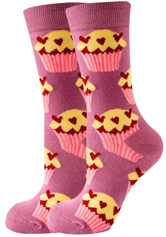 S-H4.2 SOCKS2246-069-39 Pair of Socks Size 36-43 Cupcakes