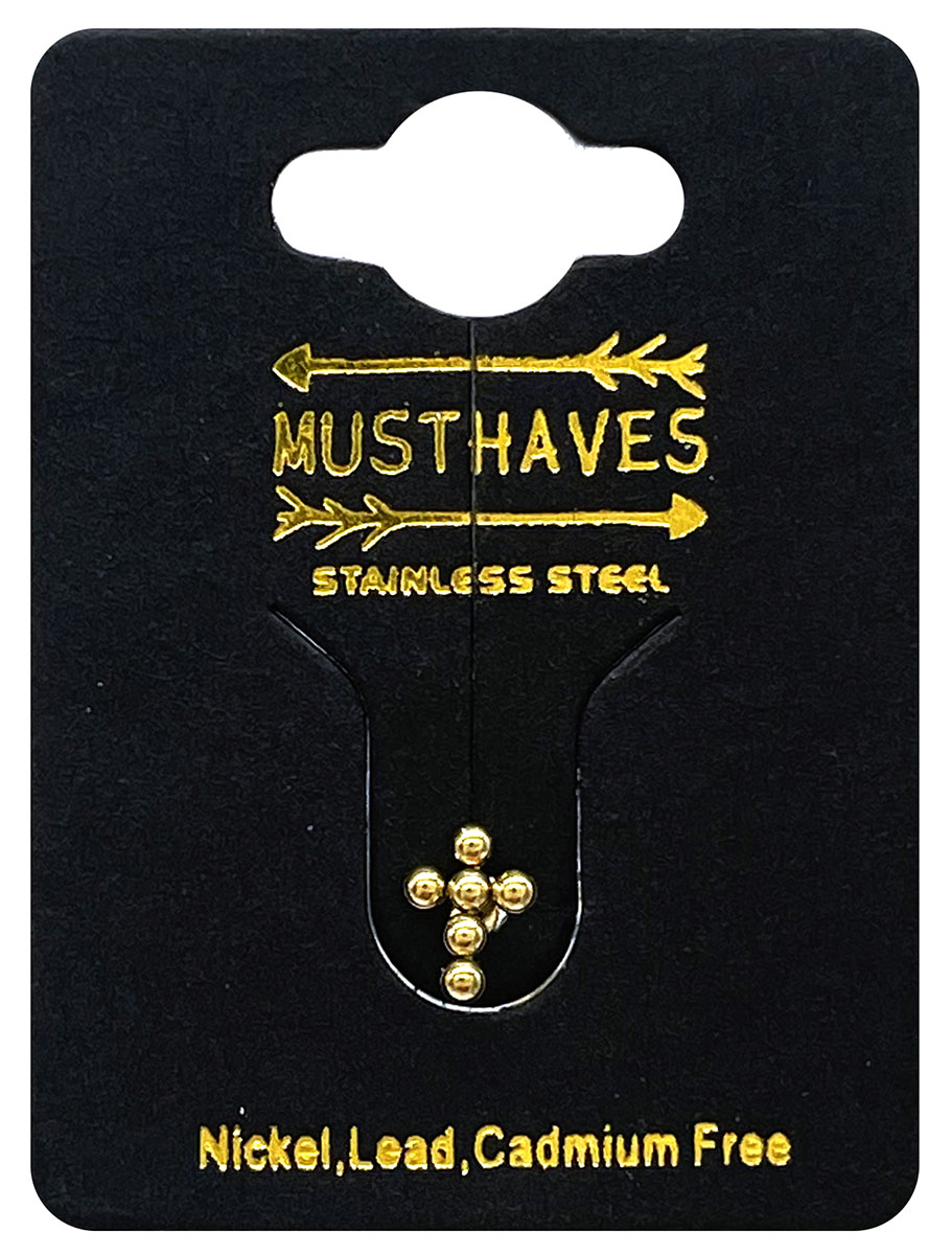 C-B7.5 E620-008G S. Steel 316L Ear Piercing 6mm C-B7.5 E620-008G S. Steel 316L Ear Piercing 6mm