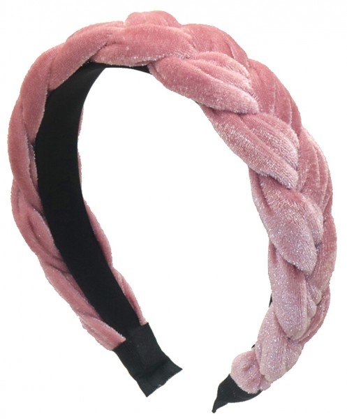 R-F8.2 H063-002 Braided Headband 3cm Pink