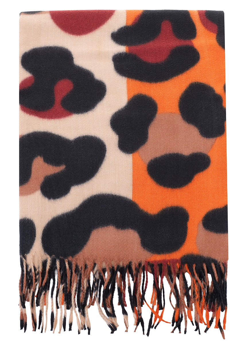 Y-E6.1 SCARF405-752-1 Soft Scarf Leopard 180x70cm 