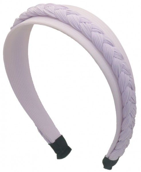 R-F4.1  H063-032 Braided Headband 3.5cm Purple