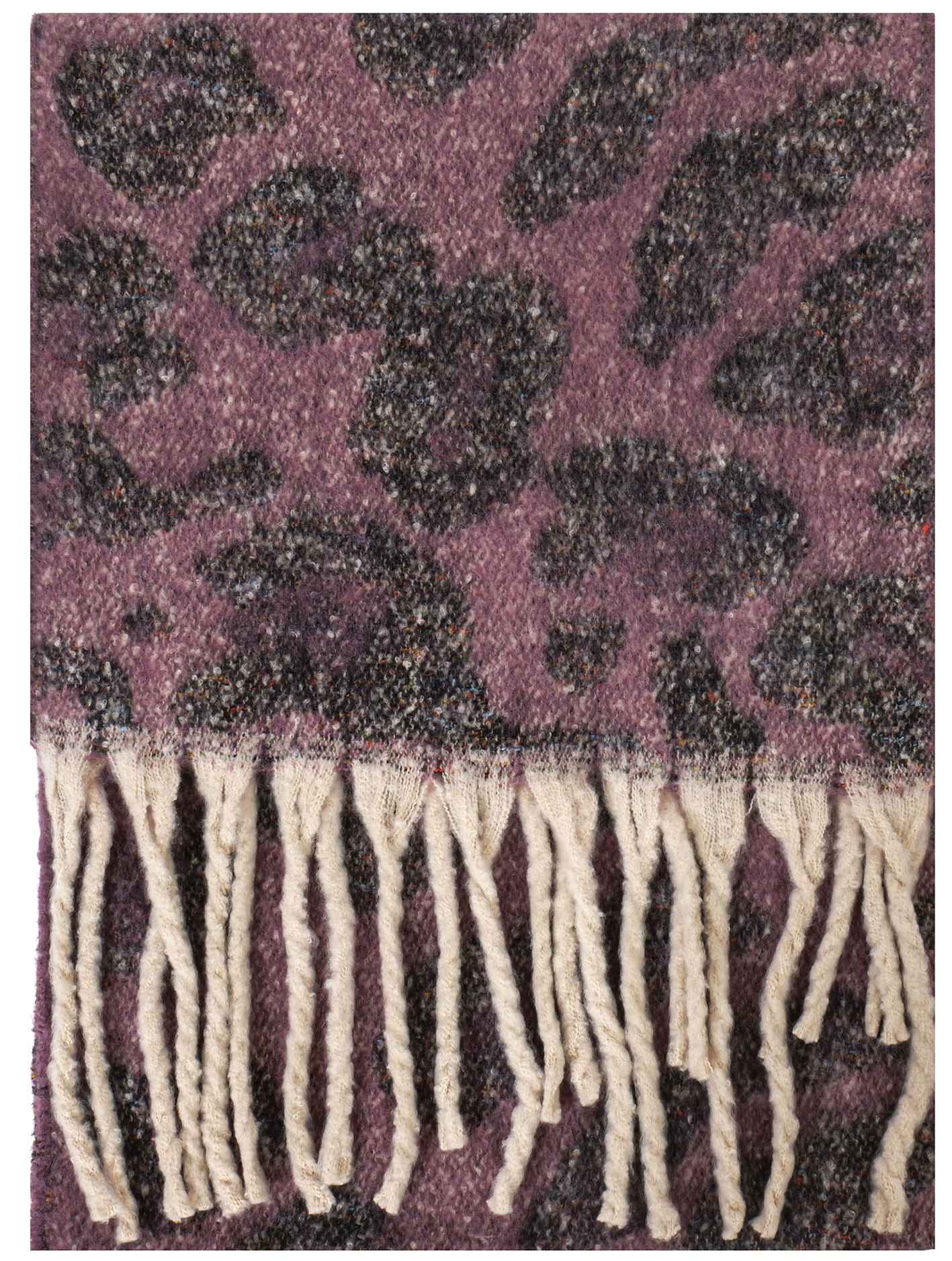 Z-C4.2 SCARF1007-051-7 Winter Scarf Leopard 190x40cm