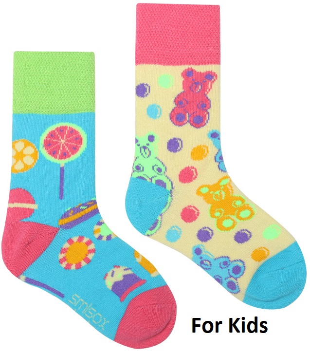S-E3.2 SOCK2461-002 Socks Size 33-38 Bears For Kids