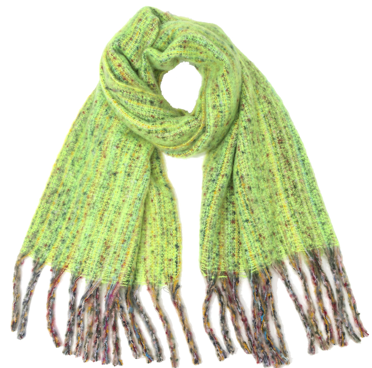 L-E4.1  SCARF705-054 No. 6 Scarf 180x60cm Green