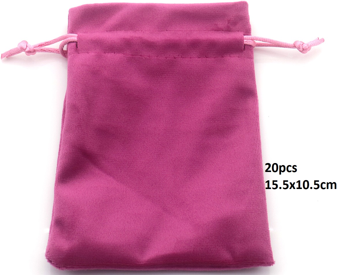 T-C3.2 PK2437-001-2 Velvet Gift Bag 15.5x10.5cm - 20pcs