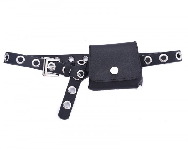 R-L7.1  BELT007-003 PU belt with Pouch 2.4x105cm R-L7.1  BELT007-003 PU belt with Pouch 2.4x105cm