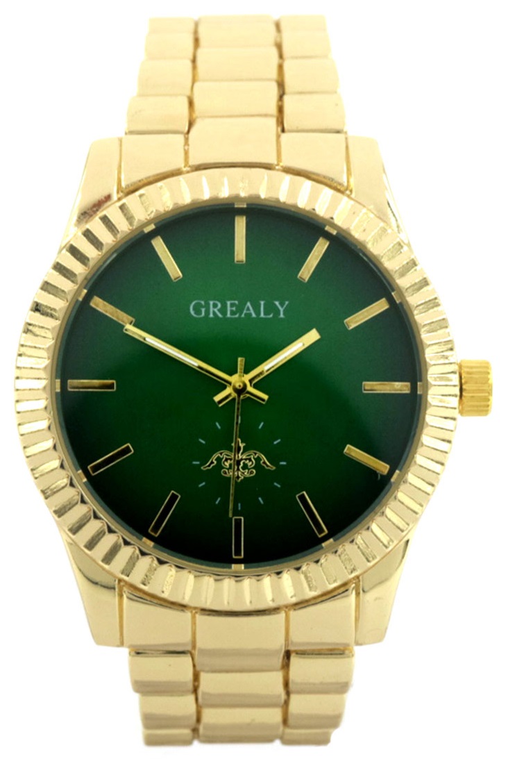 A-F7.3 W631-008G Quartz Watch with Metal Bracelet 40mm Gold