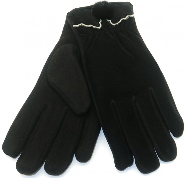 T-E4.1 GLOVE703-003 No. 1 Thick Gloves Black