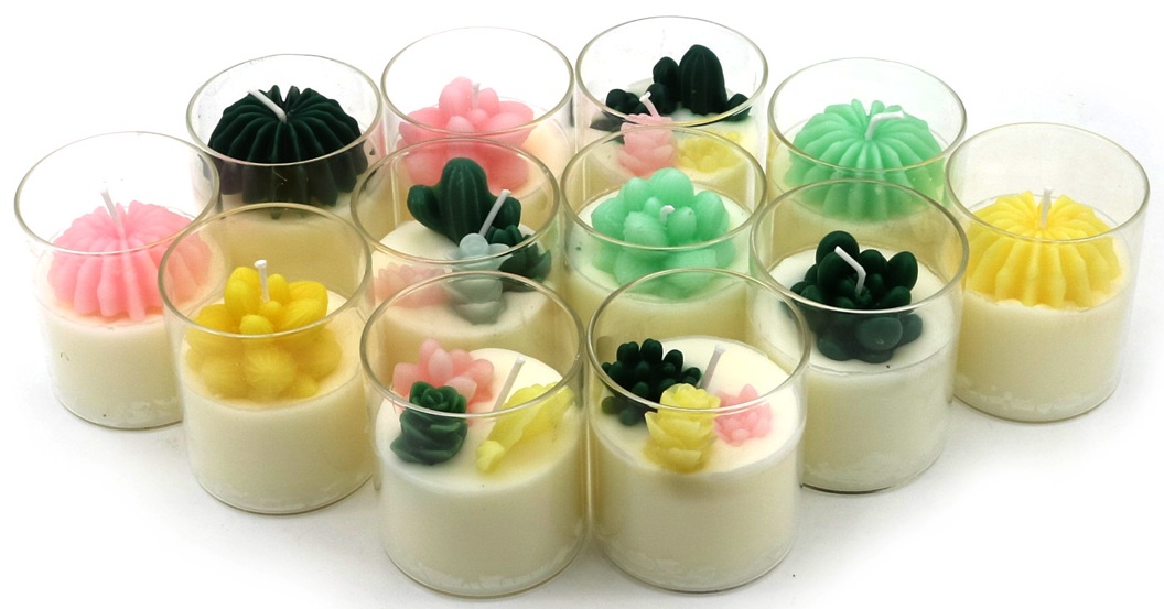 R-D2.2 CA958-001 Scented Candles 7cm Plants - 12pcs in Display