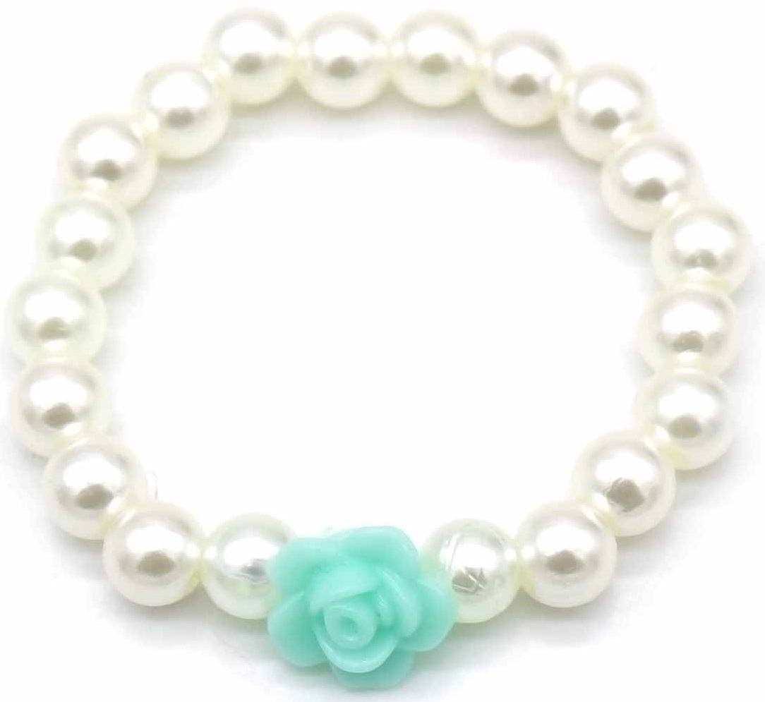B-F23.2 B2375-008-2 Bracelet for Kids Flower Blue