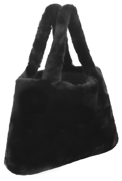 X-B7.1 BAG727-001 No. 1 Fluffy Shopper 45x33x11cm Black
