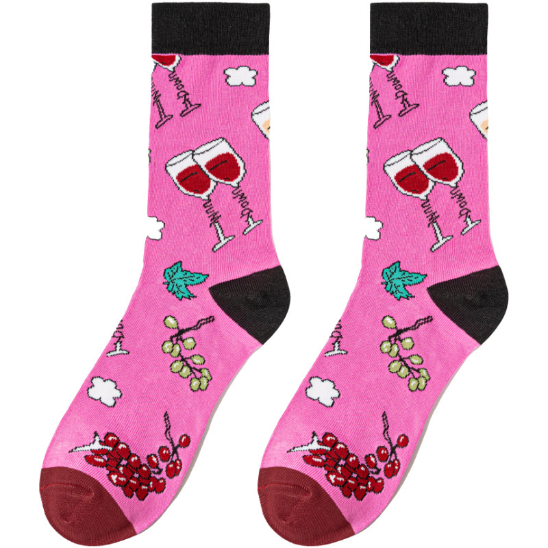 S-H2.3 SOCKS2607-081 Pair of Socks Size 38-45 Wine