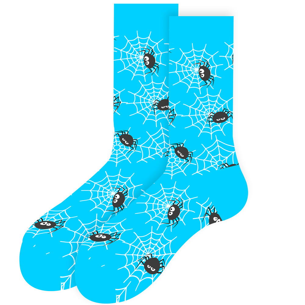 S-H6.4  SOCK2512-036 Pair of Socks Size 36-43 Spiders