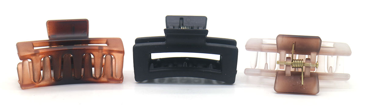 E-B16.3  H819-017 Hair Claw Set 4.5cm - 3pcs