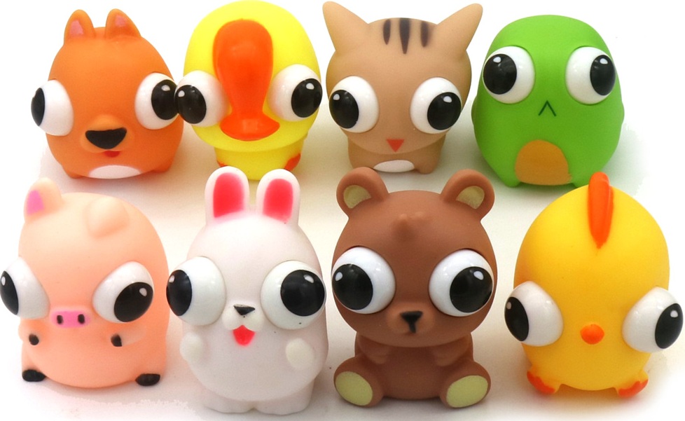 Z-B3.3 TOY2535-190 Squieeze Toy Popping Eyes - 12pcs
