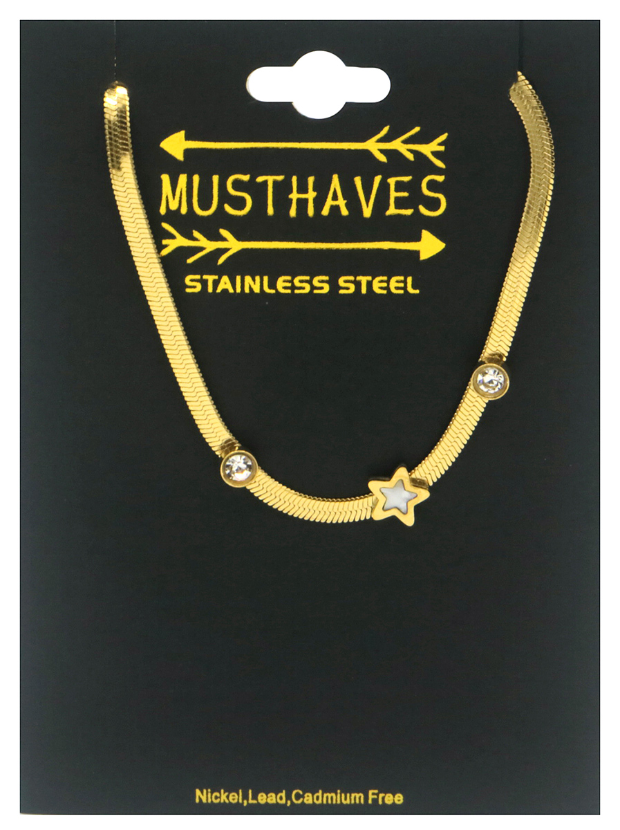 C-C15.1 B2583-009G S. Steel Bracelet Star 16-21cm
