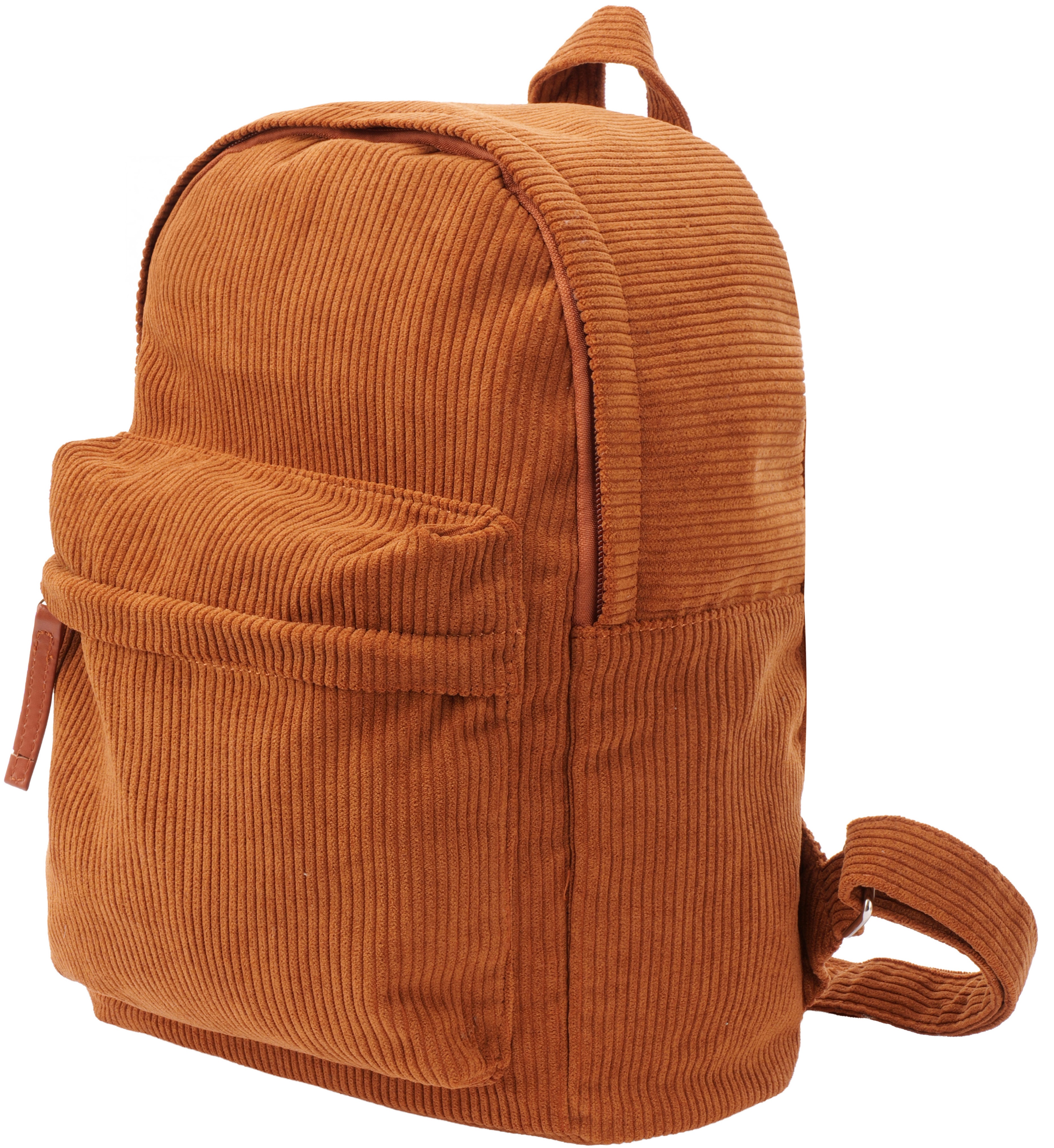 T-A7.1  BAG1117-008-2 Rib Fabric Backpack 32x29x14cm Brown
