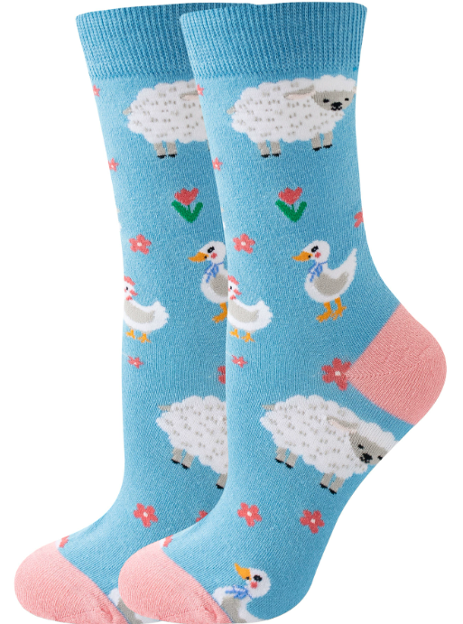 S-I1.2 KS25107-007 Pair of Socks Size 36-43 Animals