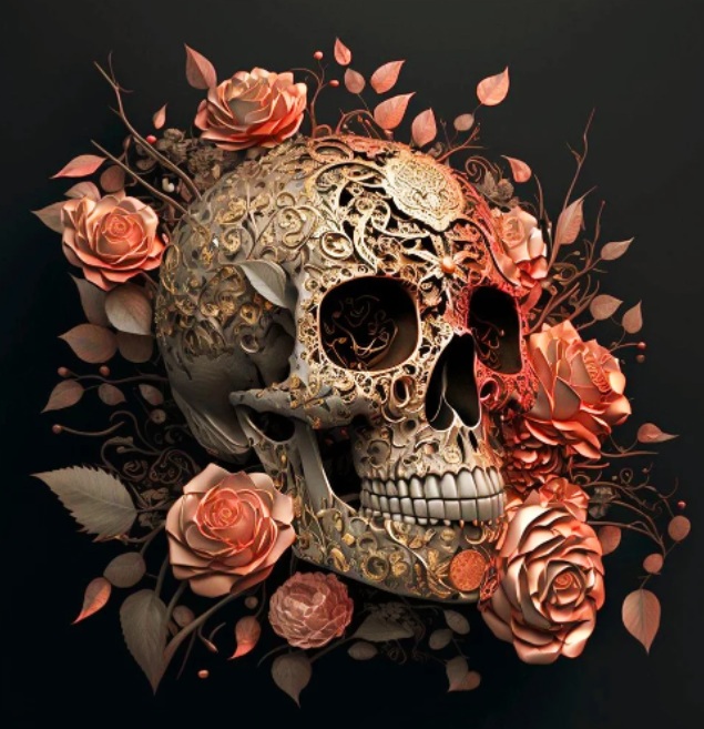 R-E7.1 DP2545027 Diamond Painting Canvas 40x30cm - Painting 35x25cm Skull R-E7.1 DP2545027 Diamond Painting Canvas 40x30cm - Painting 35x25cm Skull