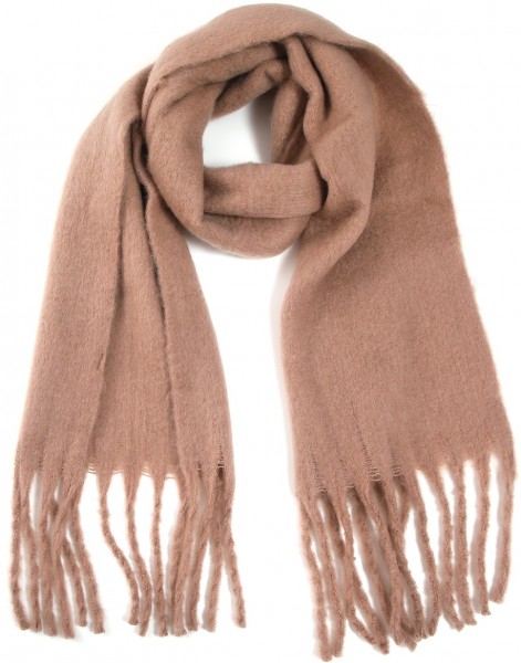 Q-F7.2 SCARF705-002 No. 5 Scarf Tassels 200x43cm Brown