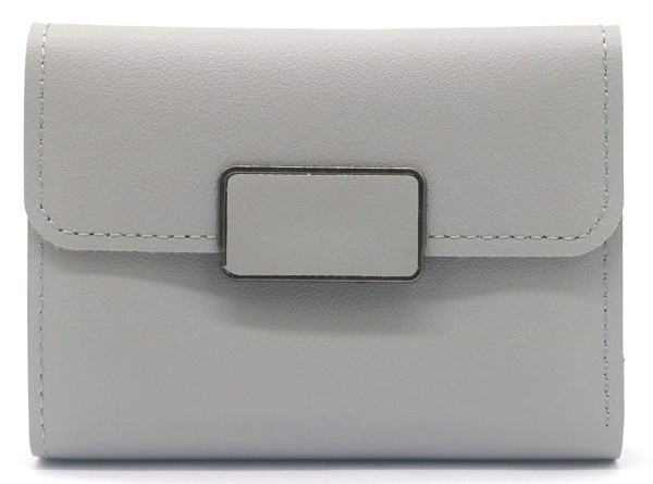 H-D17.3 WA004-007 Pu Wallet 11.5x9x2cm Grey