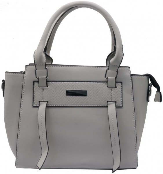 R-I2.2 BAG732-002 No. 2 PU Bag 33x22x10cm Grey