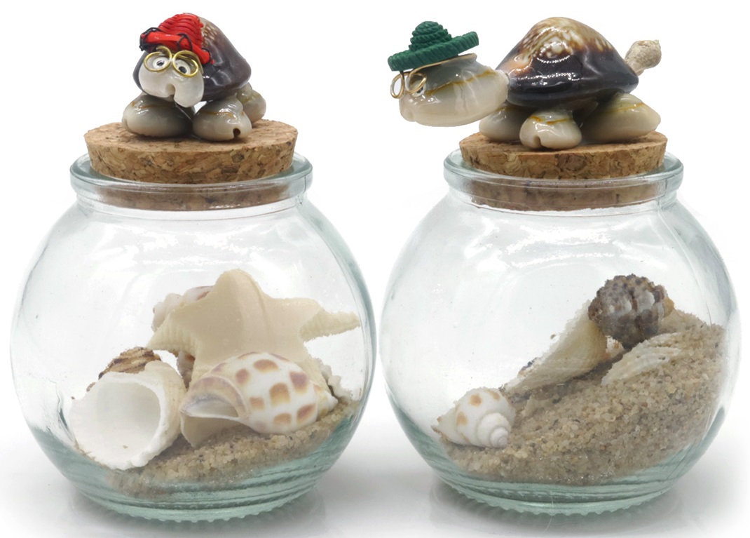 Q-D7.2 C953-002 Wishing Bottle 9x7cm - 6pcs