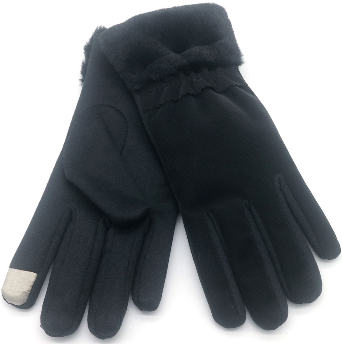 E-C13.1  GLOVE703-031-1 Thick Winter Gloves Black