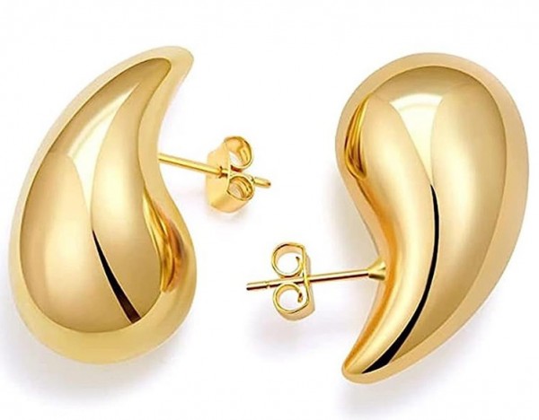 D-A7.3 E2367-002G S. Steel Earrings Drop 2.6cm